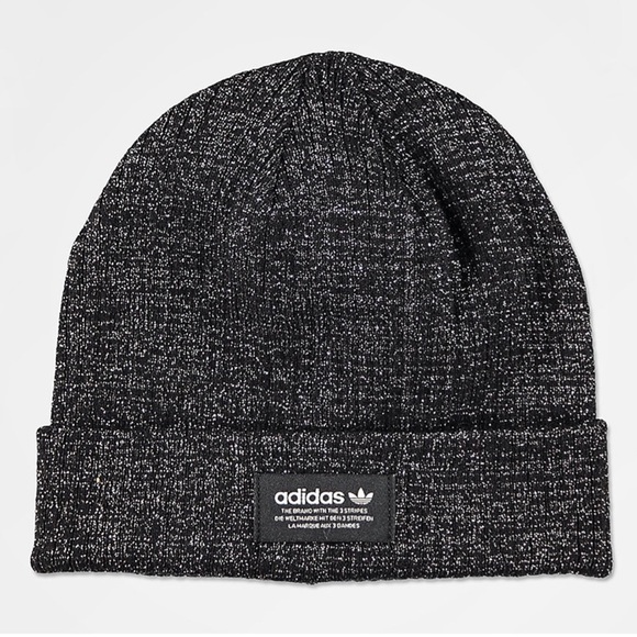 adidas Accessories - More 🔜 🆕 adidas Original Shine Beanie  Black & Silver
